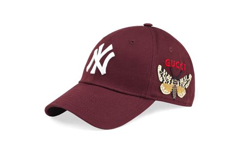 new york yankees x gucci|gucci baseball cap limited edition.